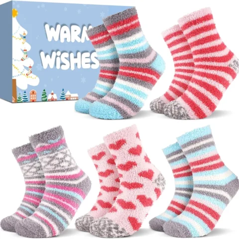 Women’s fluffy bed socks, size 4-7, stocking filler gift